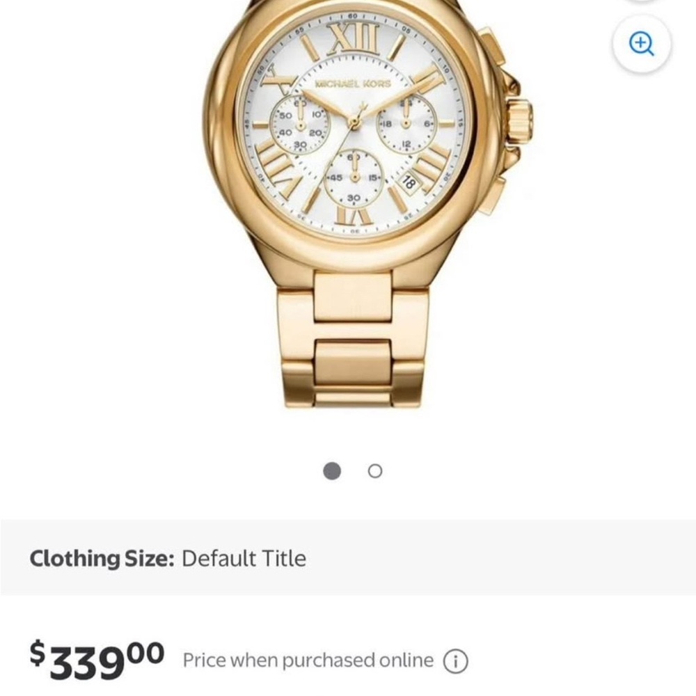 Michael Kors Gold Chronograph Watch